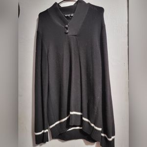 Armani Exchange Black White Cape Sweater Size L